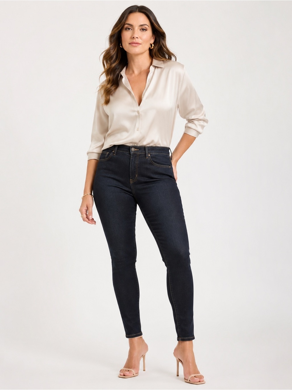 NEW • Draper James • High Rise Skinny Jeans 32